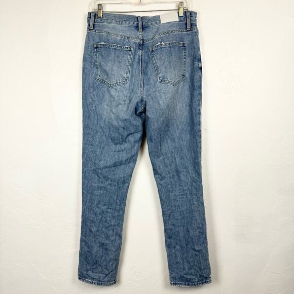 Pistola Presley Distressed High Rise 90's Tapered Relaxed Roller Jeans Size 28 - Picture 7 of 11